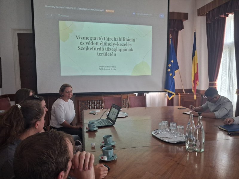 Tájrehabilitációs terveiket mutatták be tájépítész hallgatóink Szejkef