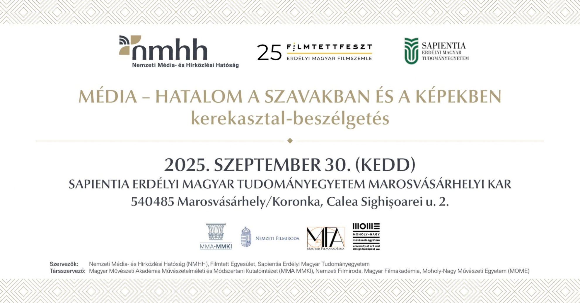 Média – Hatalom a szavakban és a képekben kerekasztal beszélgetés