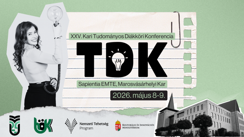 XXV. Kari Tudományos Diákköri Konferencia (TDK) - Program