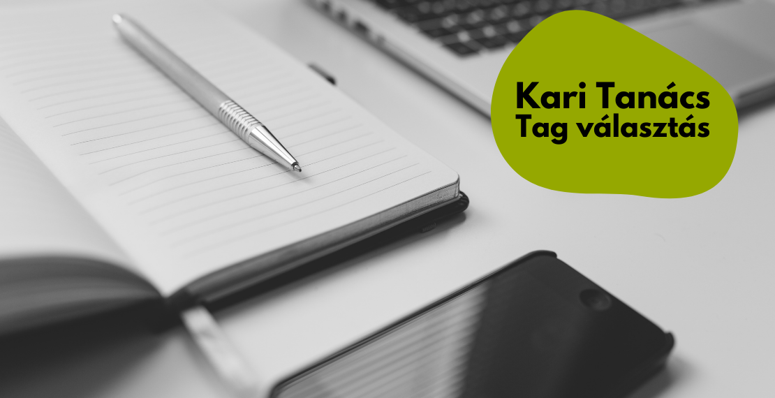 Kari tanács tag választás az Alkalmazott Társadalomtudományok Tanszéken - 2022