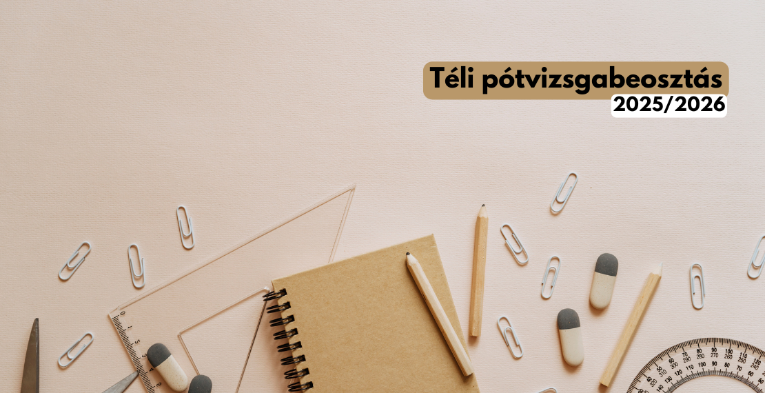 Téli pótvizsgabeosztás 2026