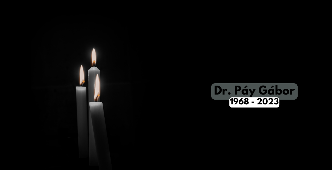 Gyászjelentés - Dr. Páy Gábor