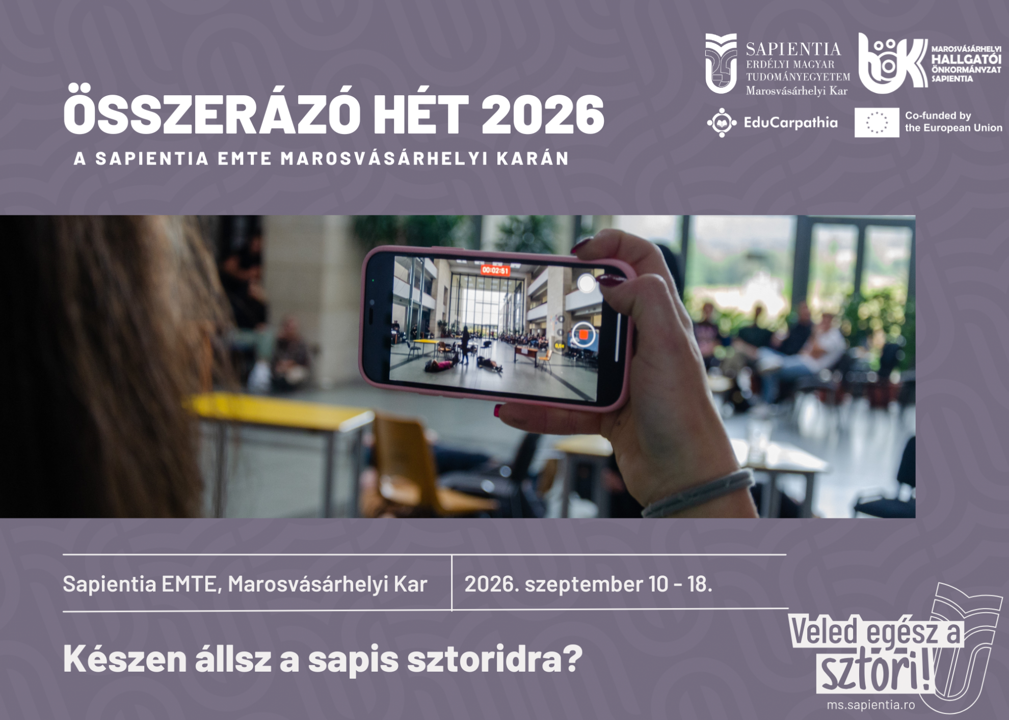 Tanévnyitó Ünnepség és Összerázó Hét 2026
