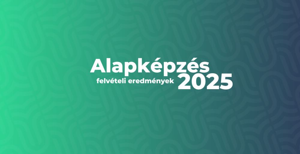 Alapképzés - Felvételi eredmények 2025