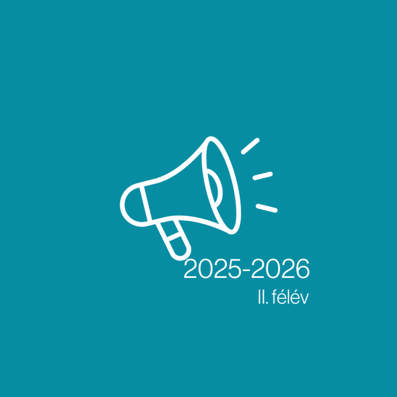 Óraadói állások a 2025/2026-os tanév II. félévére