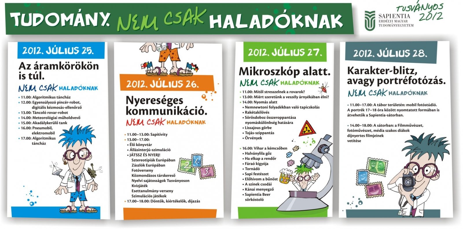 Idén is ott lesz a Sapientia Tusványoson!