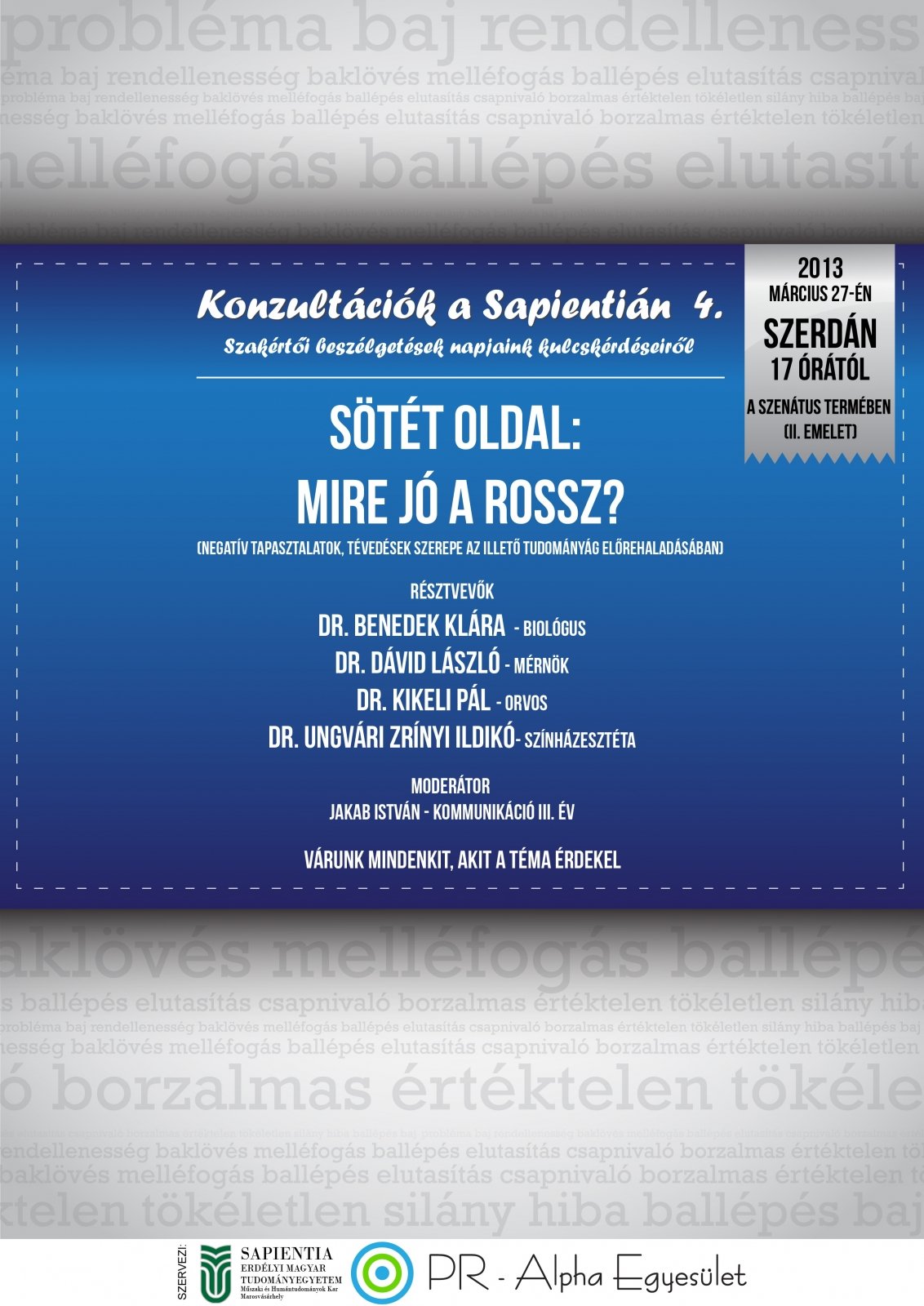Konzultációk a Sapientián IV.