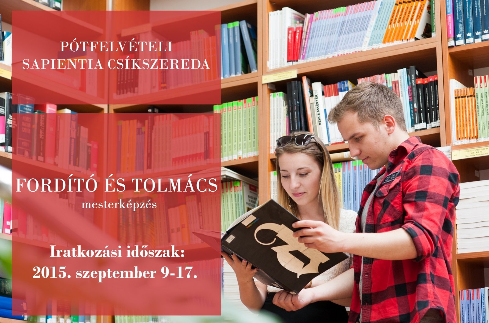 Meghosszabbítottuk a jelentkezést a Fordító és tolmács mesterképzésre!