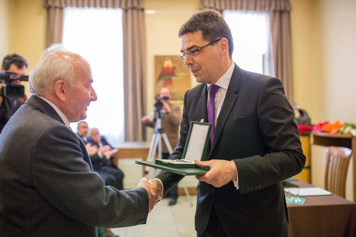 Magyar állami kitüntetésben részesült dr. Bíró Domokos