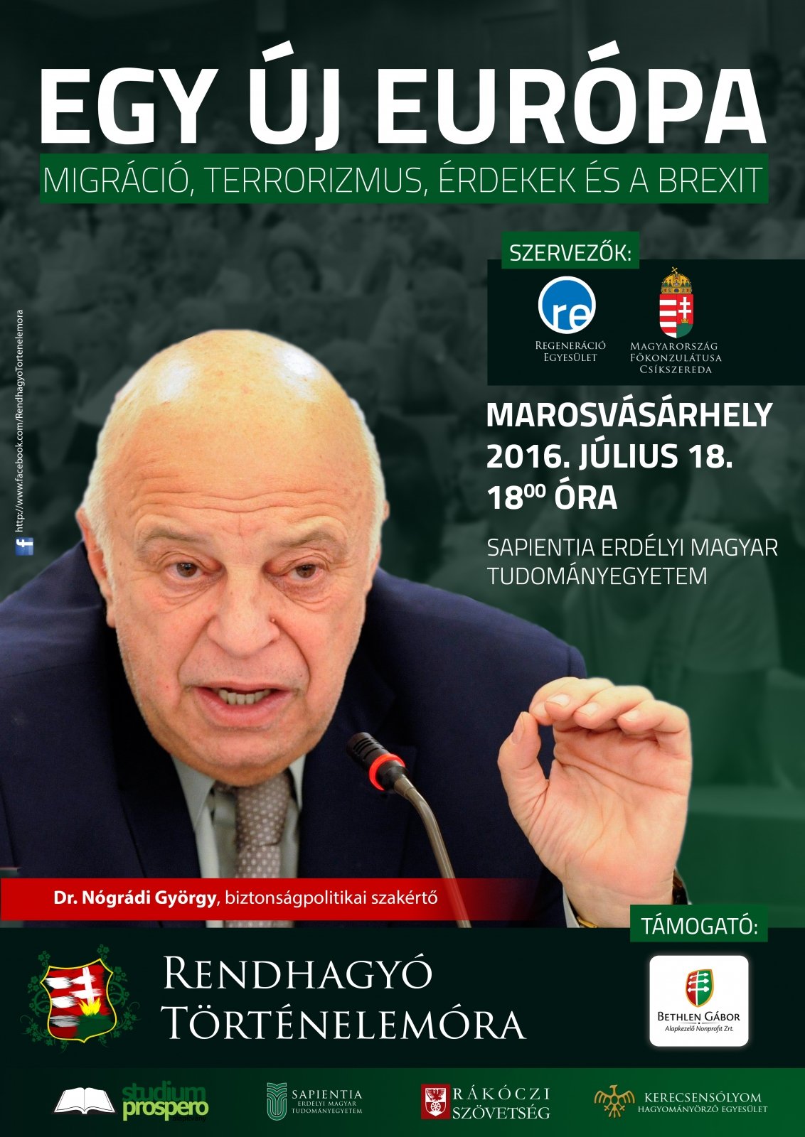 Rendhagyó Történelemóra - Dr. Nógrádi György ismét előadást tart