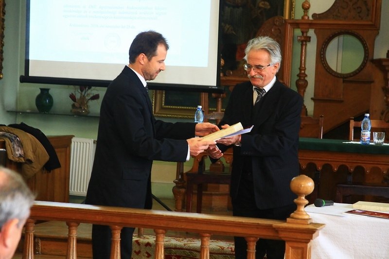Nyárádi Imre-Istvánt Gr. Mikó Imre-emléklappal tüntették ki