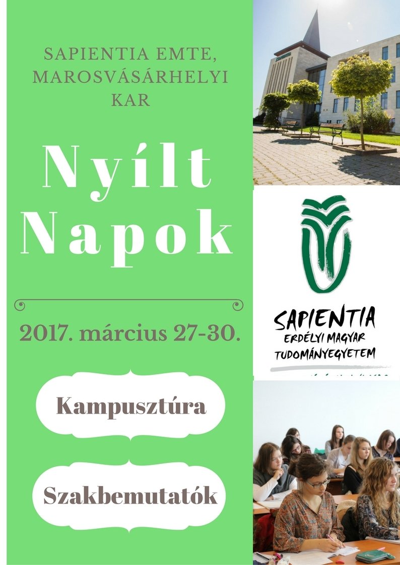 Nyílt Napok a Sapientián
