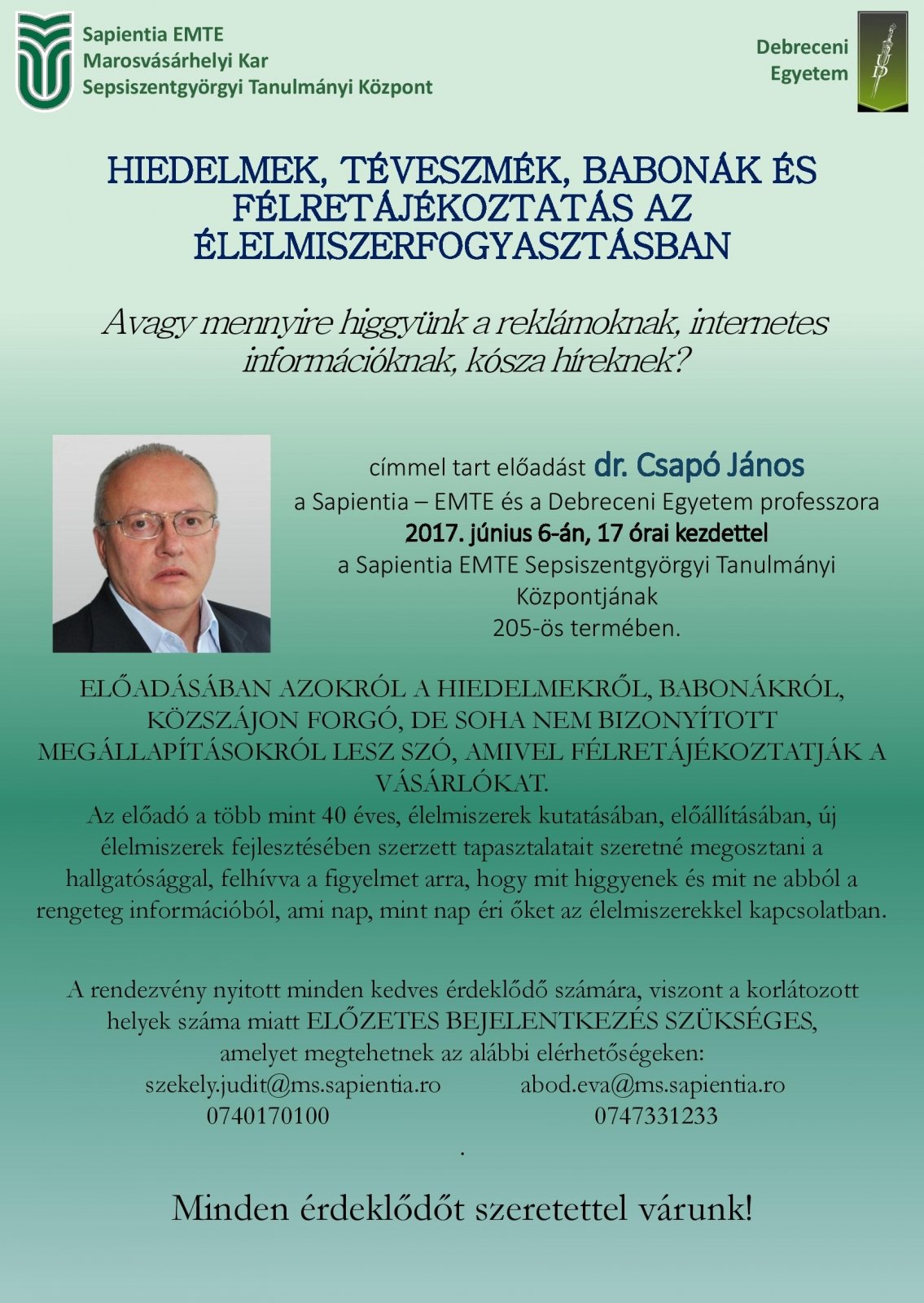 Hiedelmek, téveszmék, babonák és félretájékoztatás az élelmiszerfogyasztásban