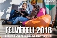 Online is lapozható a Sapientia EMTE 2018-as felvételi tájékoztató füzete