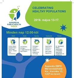 ELSŐ EURÓPAI KÖZEGÉSZSÉGÜGYI HÉT a Sapientián is