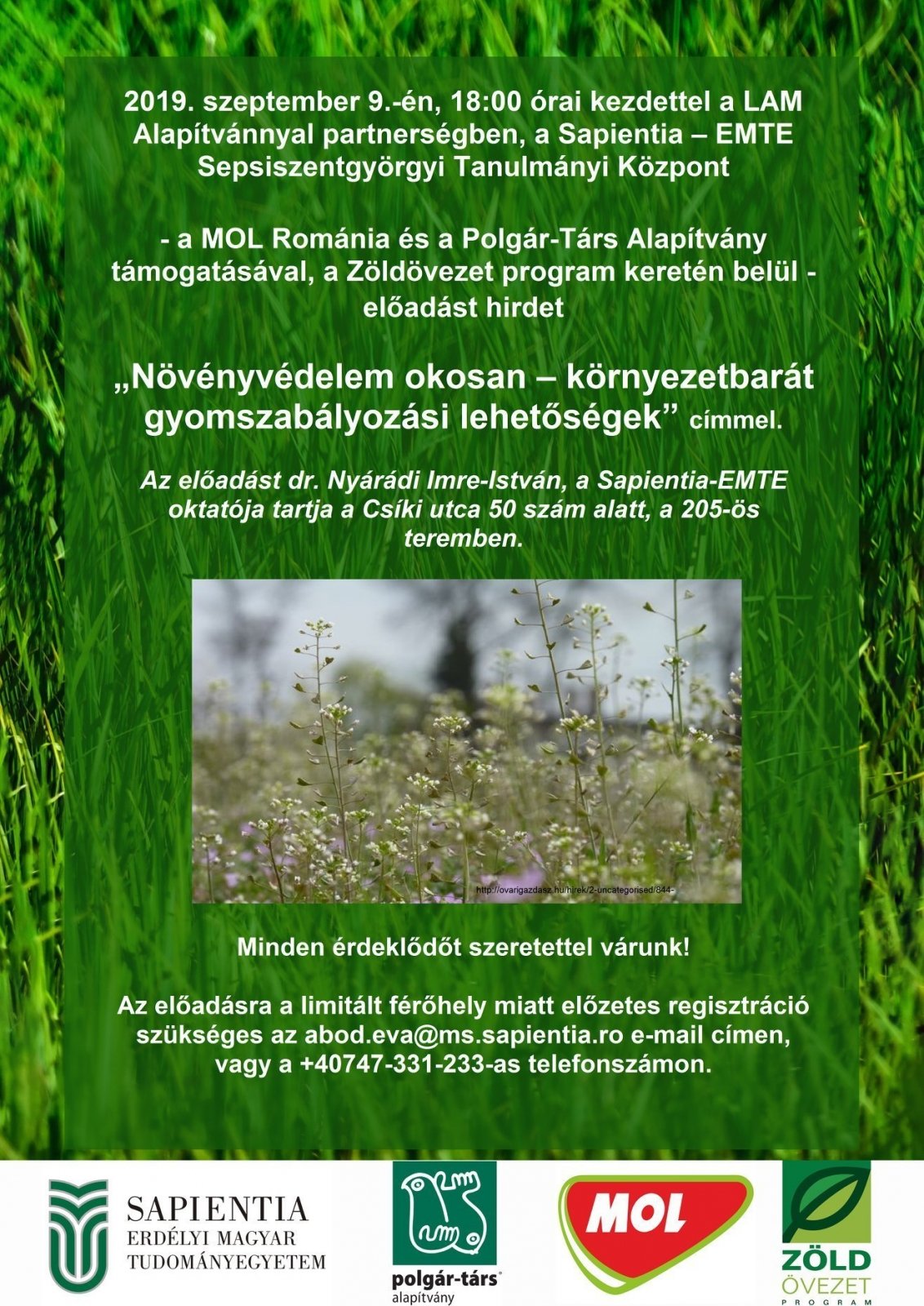 Nyövényvédelem okosan - környezetbarát gyomszabályozási lehetőségek