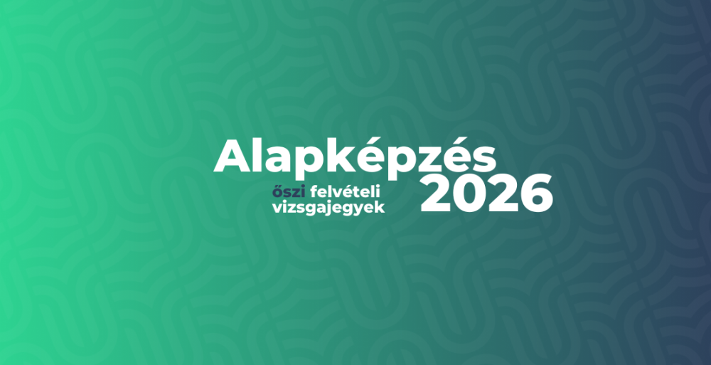 Alapképzés - 2026-os őszi felvételi vizsgajegyek