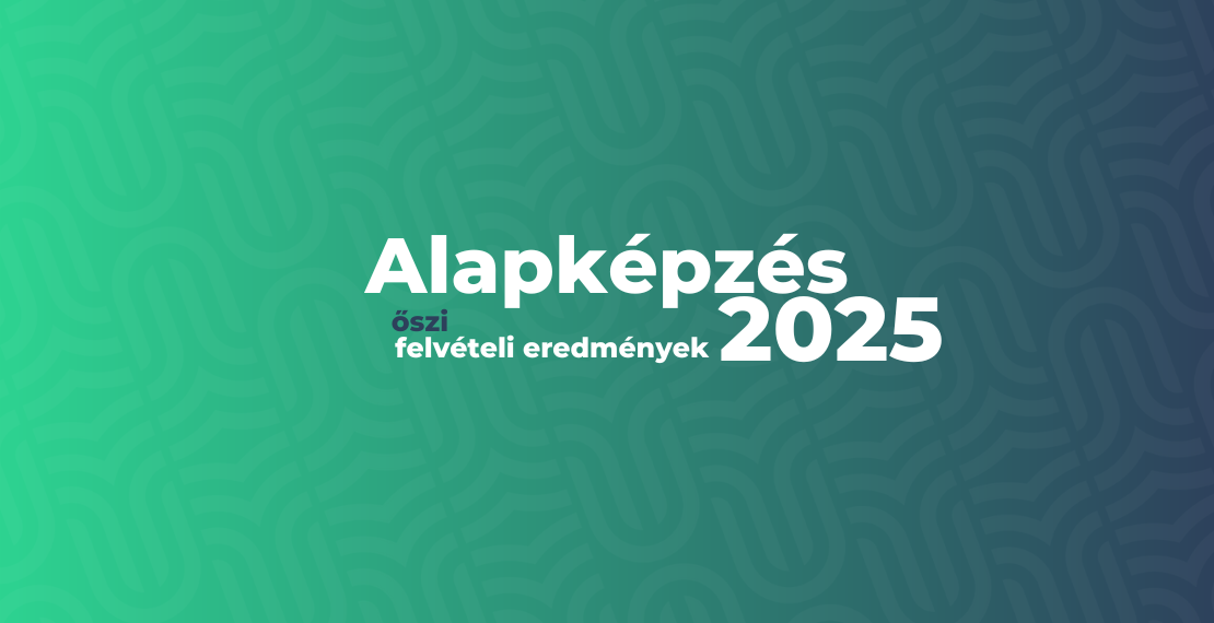 Alapképzés - Őszi felvételi eredmények 2025 második kör