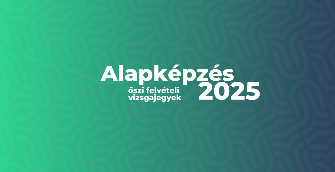 Alapképzés - 2025-ös őszi felvételi vizsgajegyek
